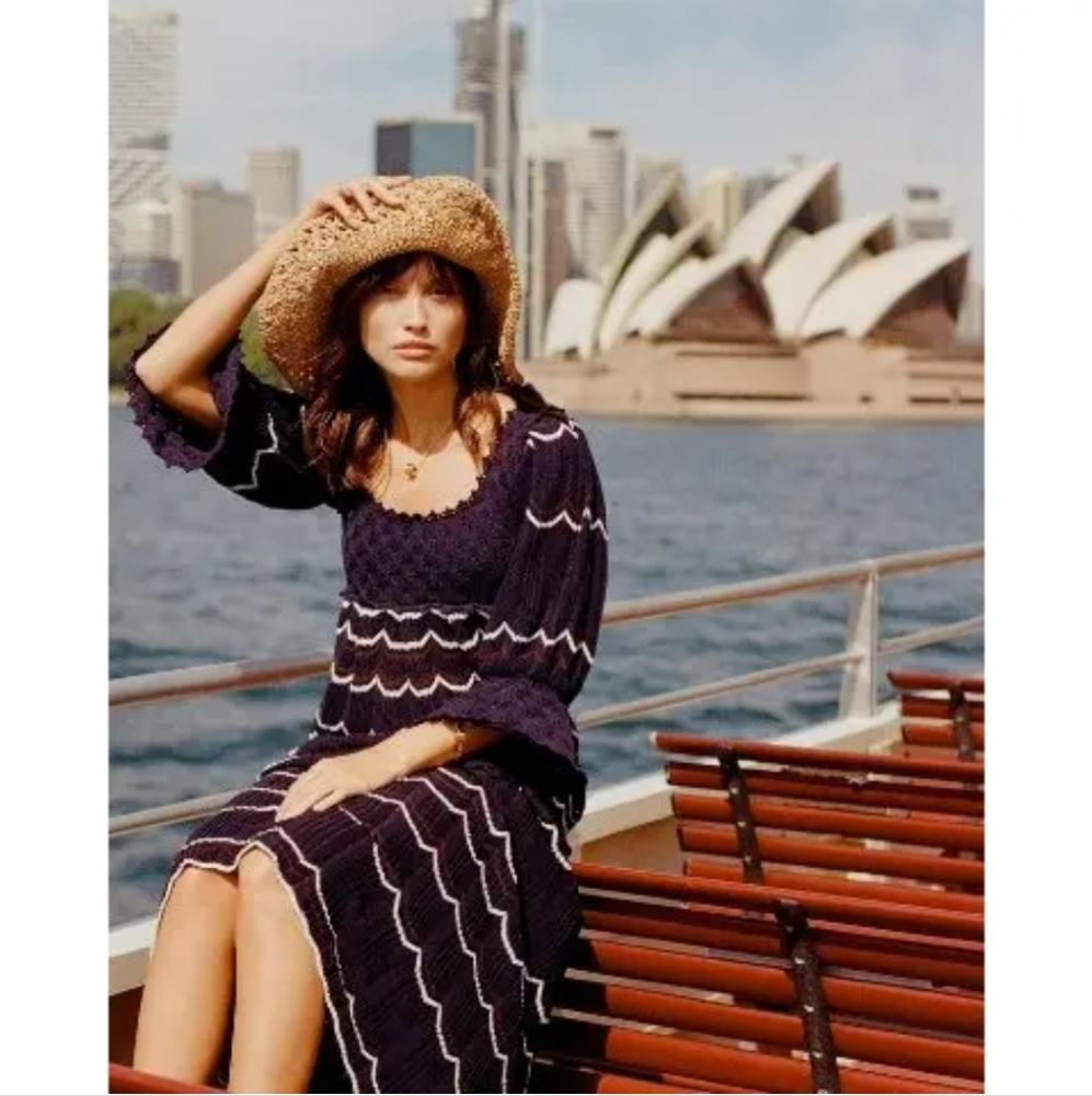 Anthropologie Rebecca Taylor Sweater Knit Maxi Dress - Picture 16 of 16